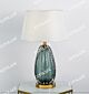 Teal Colour Glass Table Lamp Citilux - NU145-1645