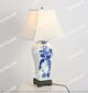 Chinese Art Ceramic Blue And White Table Lamp Citilux - NU145-1603