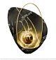 Stainless Steel Black Gold Flower Shell Wall Lamp Citilux - NU145-1376