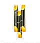 Black Inner Gold Three Long Strip Wall Lamp Citilux - NU145-2274