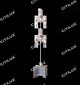 Light Luxury Metal Four-Corner Glass Floor Lamp Citilux - NU145-1042