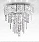 Stainless Steel Transparent Square Crystal Ceiling Lamp Citilux - NU145-1338