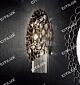 Stainless Steel Olive-Shaped Pearl Black Wall Lamp Citilux - NU145-2330