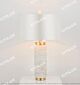 Jazz White Marble Cylindrical Table Lamp Citilux - NU145-2035