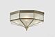 Alfords Point Classic Brass Made Flush Mount Ceiling Light Elegant Range Citilux - NU111-1227