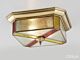 Cambridge Park Classic Brass Made Flush Mount Ceiling Light Elegant Range Citilux - NU111-1202