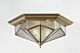 Canada Bay Classic Brass Made Flush Mount Ceiling Light Elegant Range Citilux - NU111-1196