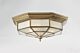 Canley Heights Traditional Brass Made Flush Mount Ceiling Light Elegant Range Citilux - NU111-1195