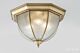 Canoelands Traditional Brass Made Flush Mount Ceiling Light Elegant Range Citilux - NU111-1193