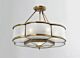 Dolls Point Classic Brass Made Semi Flush Mount Ceiling Light Elegant Range Citilux - NU111-1148