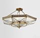 Dulwich Hill Classic Brass Made Semi Flush Mount Ceiling Light Elegant Range Citilux - NU111-1144