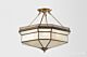 East Lindfield Classic Brass Made Semi Flush Mount Ceiling Light Elegant Range Citilux - NU111-1140