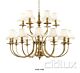 East Ryde Classic European Style Brass Pendant Light Elegant Range Citilux - NU111-1466