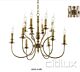 Eastgardens Classic European Style Brass Pendant Light Elegant Range Citilux - NU111-1468