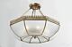 Lower Portland Classic Brass Made Semi Flush Mount Ceiling Light Elegant Range Citilux - NU111-1131