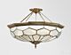 Middle Cove Classic Brass Made Semi Flush Mount Ceiling Light Elegant Range Citilux - NU111-1115