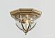 North Bondi Traditional Brass Made Flush Mount Ceiling Light Elegant Range Citilux - NU111-1191