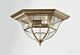 North St Marys Traditional Brass Made Flush Mount Ceiling Light Elegant Range Citilux - NU111-1187