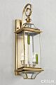 Plumpton Traditional Outdoor Brass Wall Light Elegant Range Citilux - NU111-1305