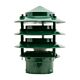 Three Tier Bollard Head Post Top Light Green - 10703