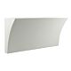 Belfiore Rectangular 240V G9 Raw Ceramic Wall Uplight - 11035