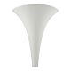 Belfiore Funnel 240V G9 Raw Ceramic Wall Uplight - 11036