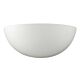 Belfiore Bowl 23cm 240V E27 Raw Ceramic Wall Uplight - 11040