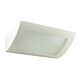 Belfiore 30cm Frosted Glass 240V E27 Raw Ceramic Wall Light - 11113