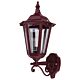 Chester Upward Wall Light Burgundy - 14974