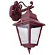 Paris Downward Wall Light Burgundy - 15124