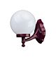 Siena 20cm Sphere Wall Bracket Light Burgundy - 15520