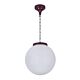 Siena 30cm Sphere Pendant Light Burgundy - 15562