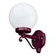 Siena 20cm Sphere Wall Light Burgundy - 15568