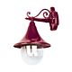 Monaco Hanging Wall Light Burgundy - 15814