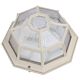 Vienna B22 240V Flush Mount Light Beige - 15944