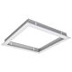 Panel Frame Square Recessed Satin White - 19324