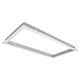 Panel Frame Rectangular Recessed Satin White - 19325