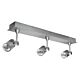 Jet 30 Watt Triple Bar Dimmable LED Spotlight Silver / White - 20657