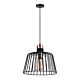 Ashley 1 Light Pendant Large Black / Antique Brass - 22510