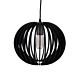 Puffin 300mm Timber Pendant Black - 31015