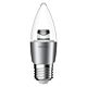 Key Candle 6 Watt Clear Diffuser Dimmable LED Globe Chrome E27 / Daylight - 65094