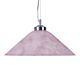 Cone 1 Light Art Deco Glass Pendant Large Pink - 91507