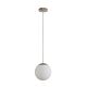 Bubble-200 Opal Glass Pendant Satin Chrome - 31460