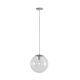 Bubble-250 Clear Glass Pendant Chrome - 31466