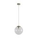 Bubble-250 Clear Glass Pendant Satin Chrome - 31467