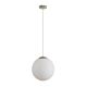 Bubble-300 Opal Glass Pendant Satin Chrome - 31488