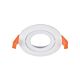 Cell Tilt 75mm Round Recessed Downlight Frame White - 27052