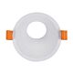 Cell 90mm Round Recessed Wall Washer Frame White - 27056