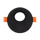 Cell 90mm Round Recessed Wall Washer Frame Black - 27057