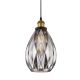 Evelyn 1 Light Glass Pendant Grey - 31352